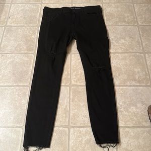 Articles of Society black distressed skinny jeans